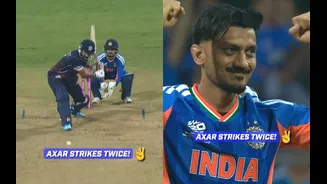 Video of the Day: T20 World Cup 2026 - Axar Patel derails USA's chase with back-to-back wickets