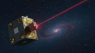 Infrared Light Beams Transmit Deep Space Video One Hundred Times Faster