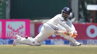 Rishabh Pant Smashes Massive Six Out of the Stadium Against Sri Lanka