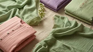 Wear Soothing Earthy Pastel Cotton Kurtas For Festive Wardrobe Inspiration