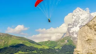 Where Adventure Enthusiasts Can Soar Above Alpine Peaks On A Paragliding Trip