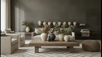 Natural Materials Bring Variation To A Limited Colour Palette