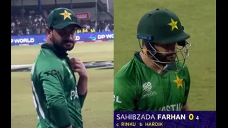 T20 World Cup 2026: '32 ghante ki film banayenge' - Sahibzada Farhan departs for duck after fan asks him to smash Jasprit Bumrah for sixes, video g...