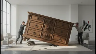 Furniture That Cannot Move Easily Can Become An Expensive Permanent Problem
