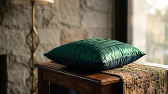 Upcycling Old Fabric Drapes And Sarees Transform Vintage Silk Into Festive Home Decor