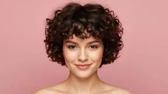 How to style a curly fringe