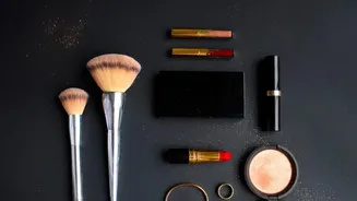 Metallic makeup: The low-effort glam trend