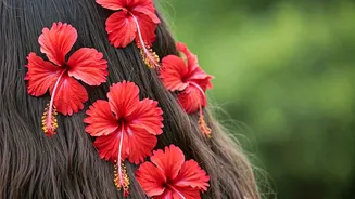 Grow Shinier Hair with Hibiscus Naturally