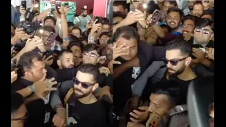 IND vs NZ 2026: Virat Kohli’s arrival in Vadodara sparks fan frenzy in airport