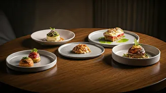 Four Dishes In One Meal Sounds Perfect