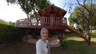 Construída em mansão de R$ 40 milhões, a casa na árvore de Ana Hickmann tem dois andares e passagem secreta
