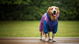 Hassle-Free Dog Walks Are Easy With Microfibre Pet Raincoats