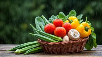Rain-Friendly Vegetables That Belong On Your Plate