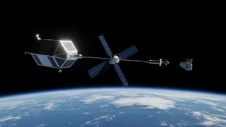 How Magnetic Tethers Remove Hazardous Space Junk From Key Low Earth Orbit Zones