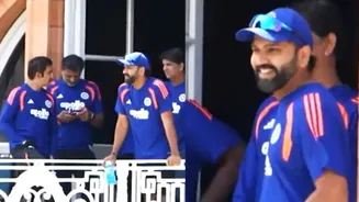 ಎಲ್ಲಾ ವದಂತಿಗಳಿಗೆ ಬ್ರೇಕ್: ಲಾರ್ಡ್ಸ್ನಲ್ಲಿ ರೋಹಿತ್-ಗಂಭೀರ್ ನಗುವೋ ನಗು!