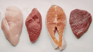 Qual carne tem mais proteína: veja comparação entre boi, frango, peixe e porco