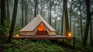 Experience Luxury Glamping Tents Along Mist-Shrouded Wayanad Eco-Trails