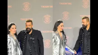 Sanjay Dutt Only Poses With Wife Maanayata