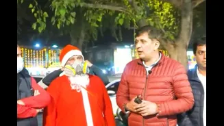 AAP Leaders Saurabh Bhardwaj, Sanjay Jha Booked For Santa Claus Skit On Delhi Pollution