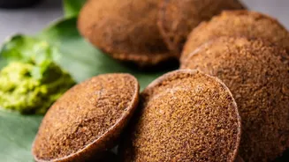 Finger millet batter transforms into nutrient rich savoury ragi crepes for breakfast