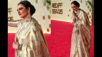 Red Sea Fest: Rekha exudes charm on the red carpet
