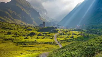 Discover Kazbegi hiking trails on a budget with easy e-visa entry for Indian tourists