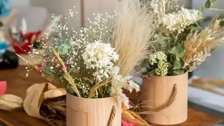 Choose Flower Placement around Seating, Food and Walking Routes