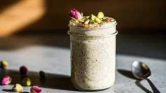 High Protein Morning Upgrade: Try Thandai Infused Overnight Oats Today