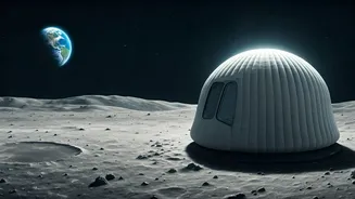 Lunar Living by 2028? Inflatable Habitats Pave the Way for Moon Bases!