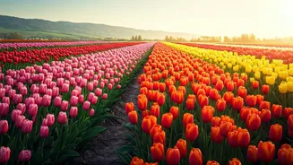 Kashmir's Tulip Garden Blooms: A Record-Breaking Spring with 1.4 Lakh Visitors in Two Weeks!