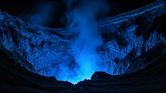 Kawah Ijen's Electric Blue Flames: A Volcanic Spectacle Beyond Imagination