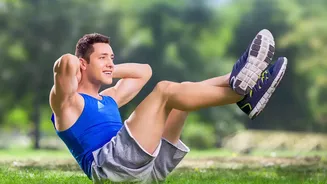 Bicycle Crunches and Russian Twists Add Rotational Work without Heavy Equipment
