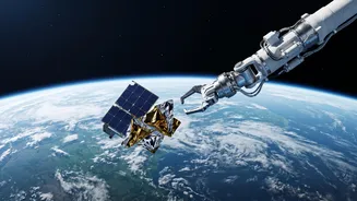 How Laser Harpoons Target Dead Satellite Debris To Keep Earth Orbit Lanes Safe