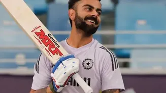 Watch : Virat Kohli smiles after seeing his childhood look-alike kid