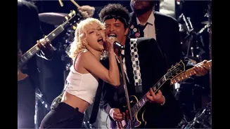 Rose Becomes First K-Pop Soloist To Open Grammys, Performs APT With Bruno Mars
