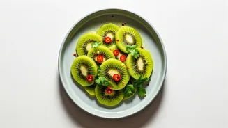 This Savory Chili Lime Kiwi Salad Is Viral