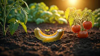 Banana Peels Can Become Garden Gold Fast