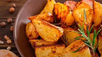 Roasting Gives Potatoes A Different Texture From Boiling Or Frying While The Ingredient Is Familiar And Visual
