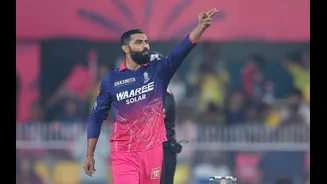 IPL 2026: Ravindra Jadeja kisses CSK badge on Khaleel Ahmed's jersey