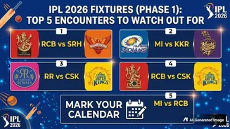 RCB vs CSK, MI vs KKR & More: 5 IPL 2026 Matches Fans Shouldn’t Miss Early in the Season