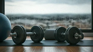 Rain Outside, Fitness Inside: Here's How