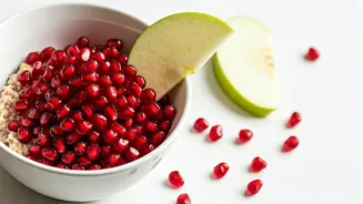 The Ultimate Aesthetic Breakfast Pomegranate Green Apple Bowl