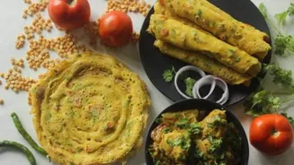 Gram flour pancakes: A savory breakfast idea