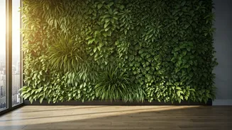 Ditch Plain Walls, Use Biophilic Vertical Green Designs In Apartments