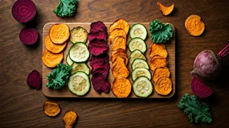 Air Fryer Veggie Chips Are The Smartest Midnight Study Snack