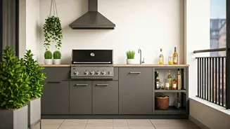 Balconies And Terraces Are Turning Into Cooking Spaces