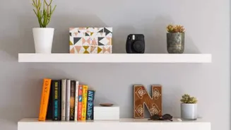 How to repurpose old doors into stylish shelves