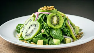 Why Healthy Snack Feeds Promote Savory Kiwi Salads