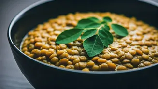 Moringa Leaf Infused Lunch Lentils Are High-Key Pure Magic