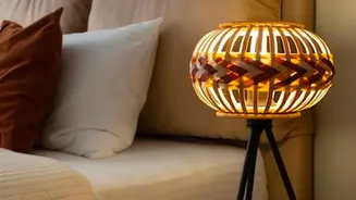 Five Ways to Use Bamboo Lamps across the House from Floor Lights to Chandeliers